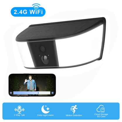 2K Solar Wall Light Cameras