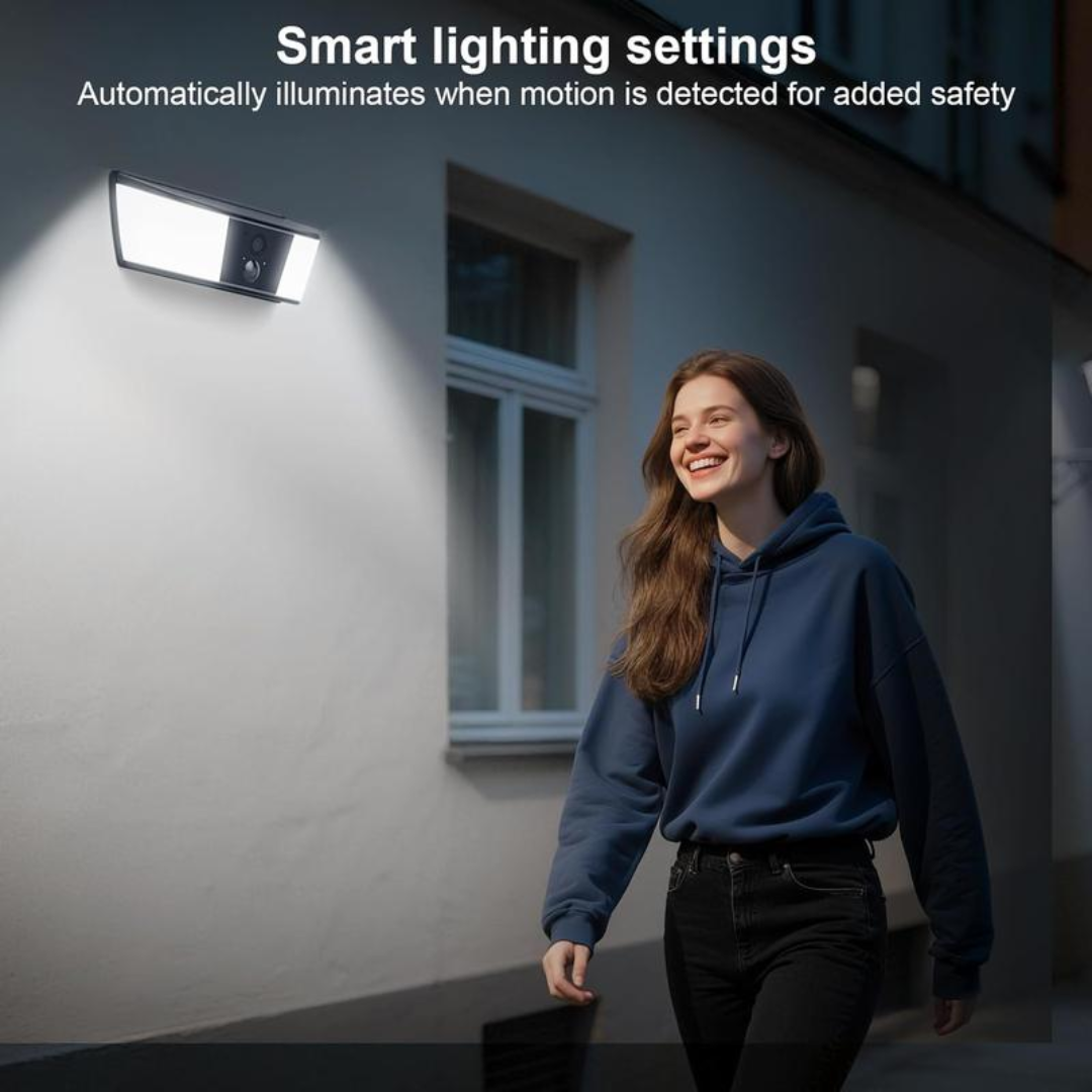 2K Solar Wall Light Cameras