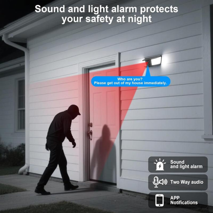 2K Solar Wall Light Cameras